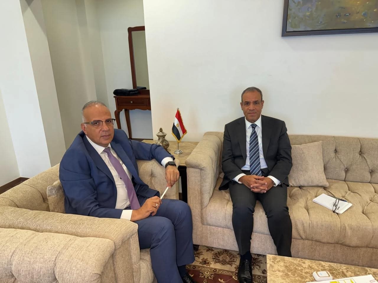 وزيرا الخارجية والري يبحثان تعزيز العلاقات التاريخية والتعاون مع دول حوض النيل