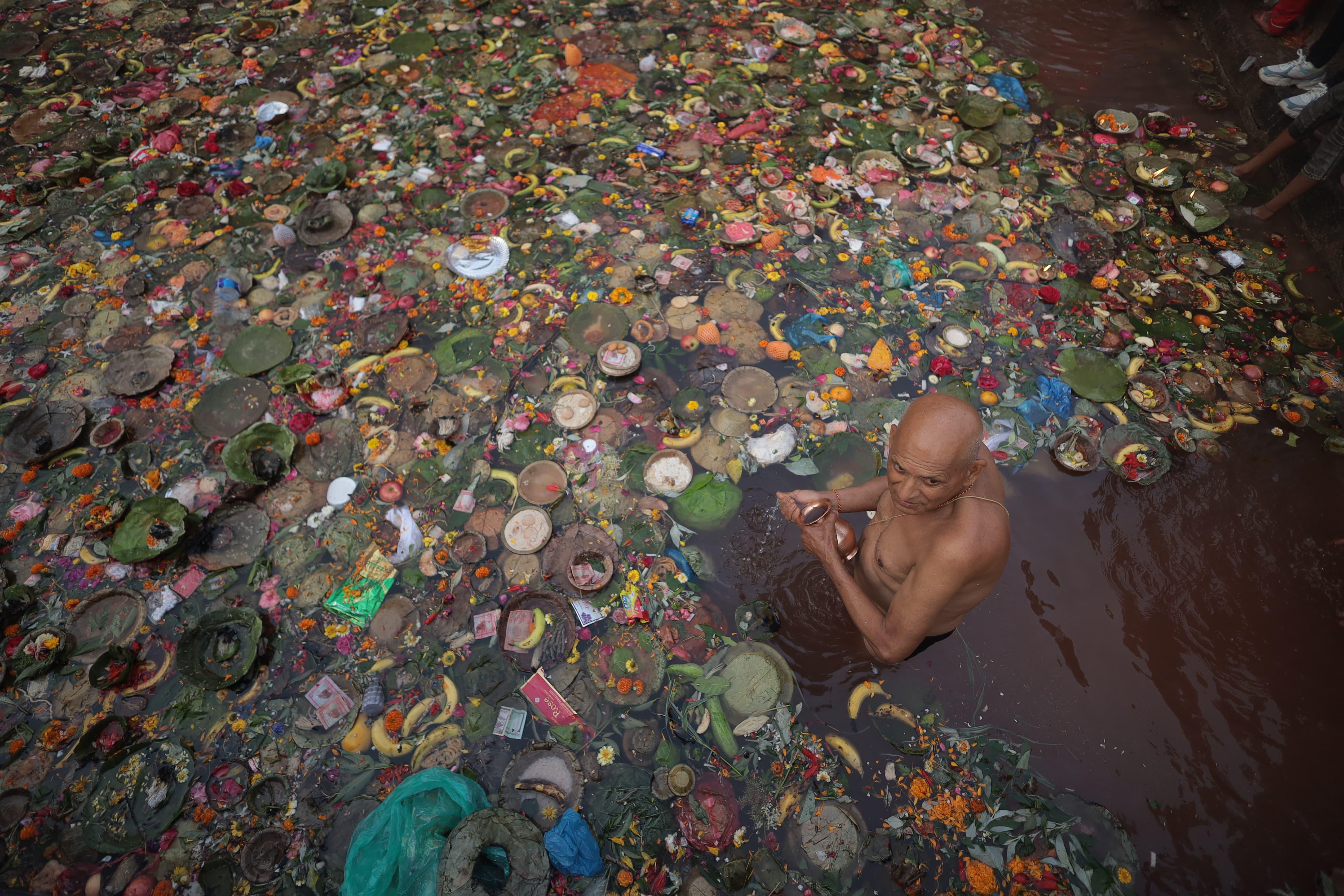 Holy dips and rituals: Nepal's devotees pay homage to Mother