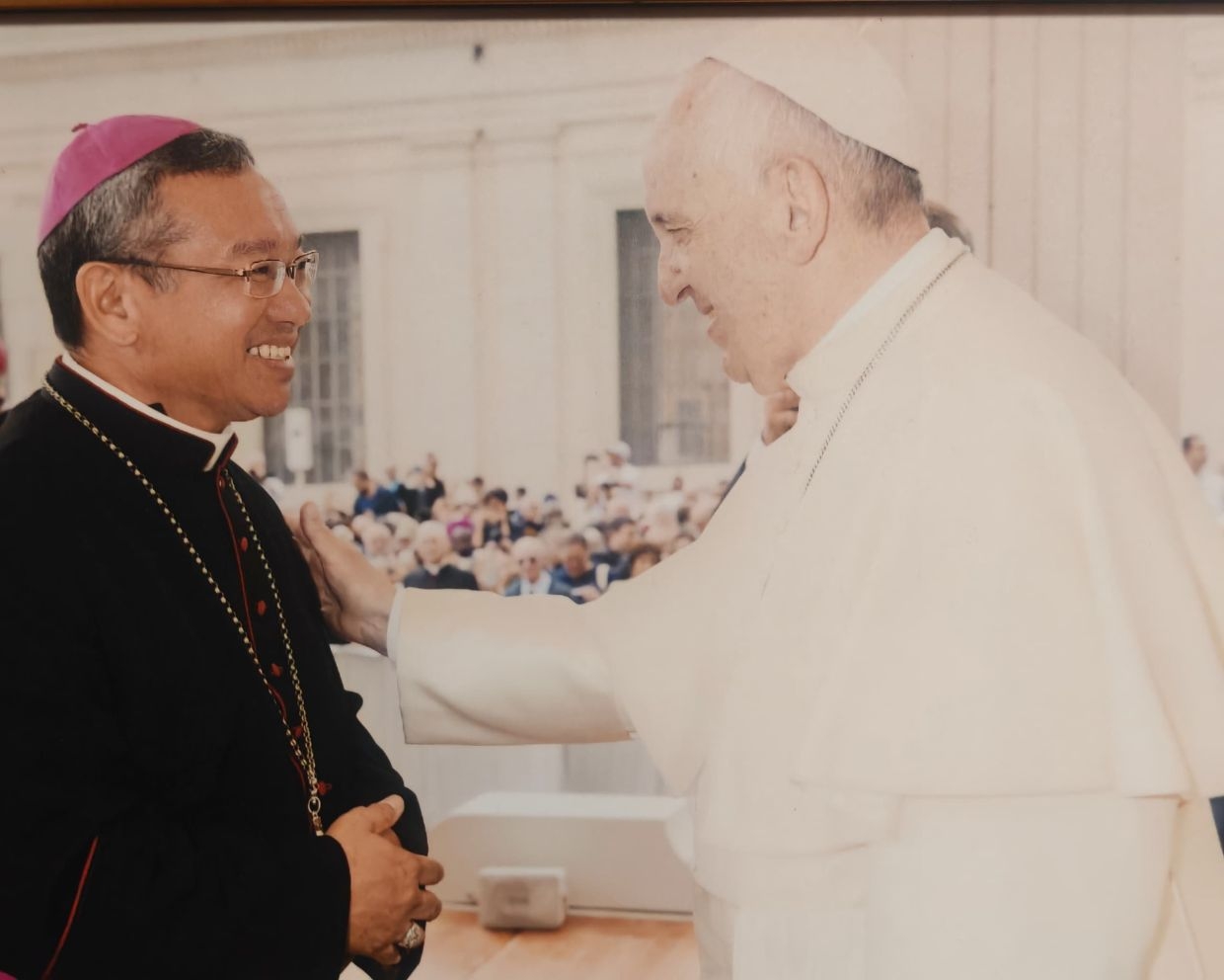 Kuching Archbishop mourns the passing of Pope Francis