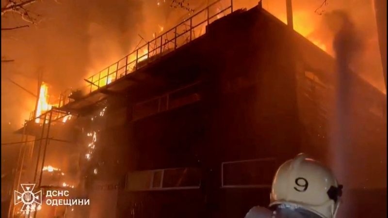 Russian drone attack injures three people in Ukraine's Odesa, governor says
