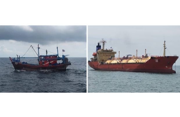 MMEA detains fishing vessel and tanker during routine operation in Selangor waters