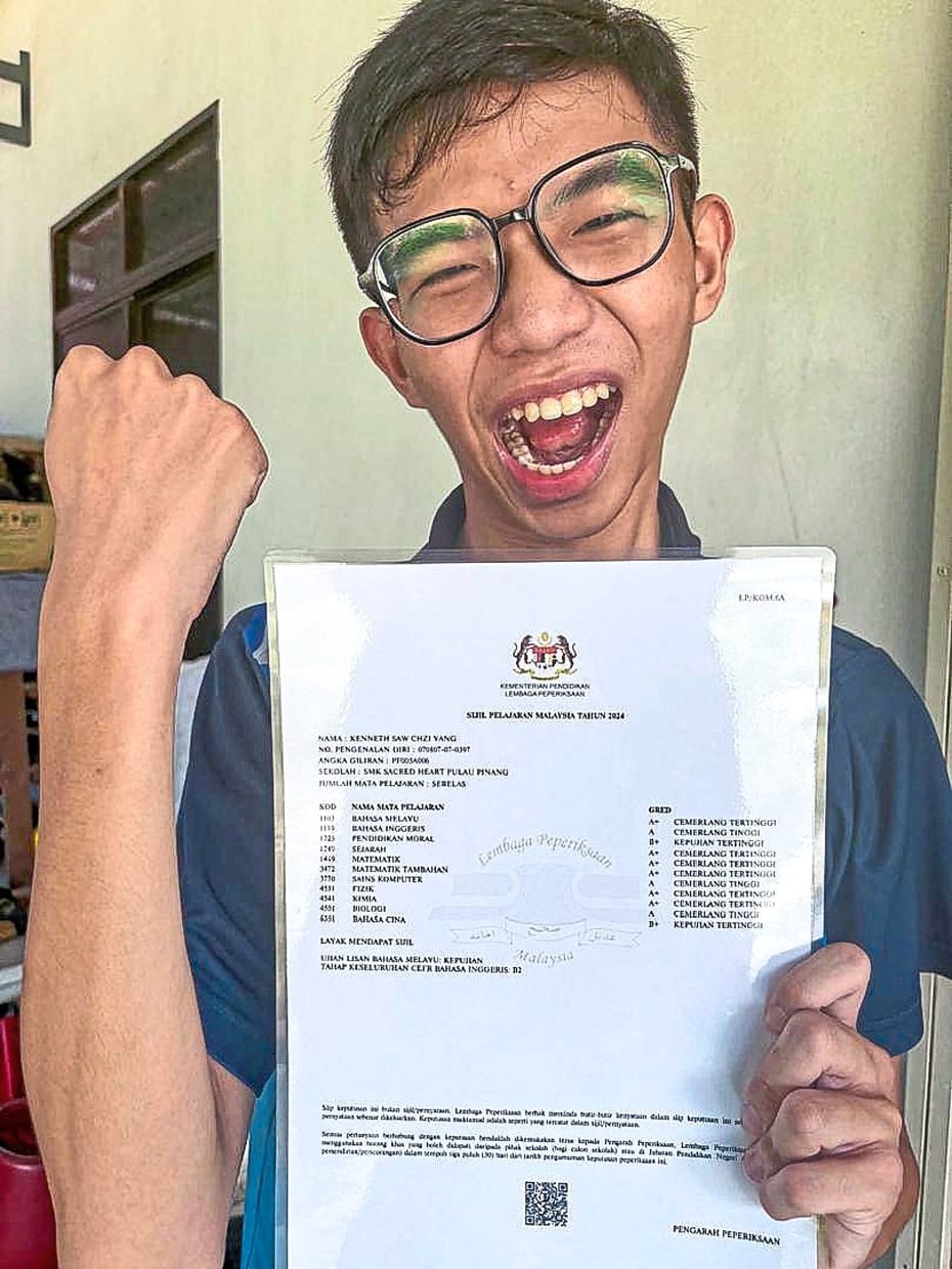 Special needs student used ‘smart strategy' to ace SPM