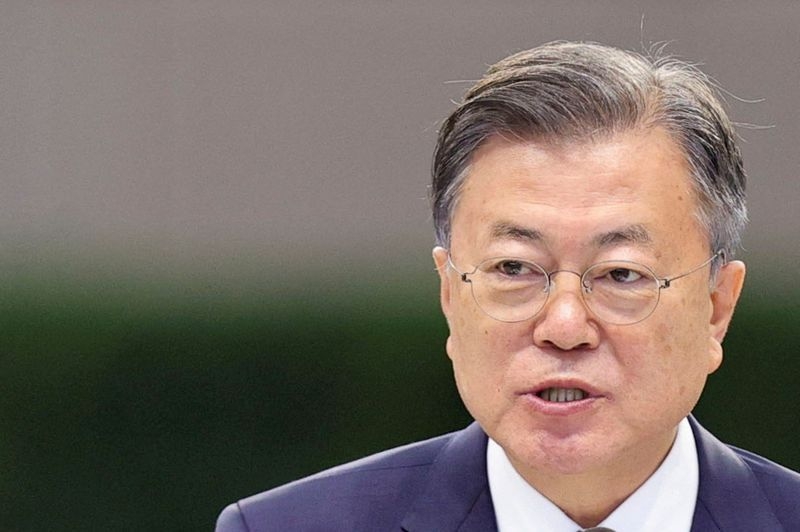 South Korea's former president Moon says bribery indictment is 'political' prosecution