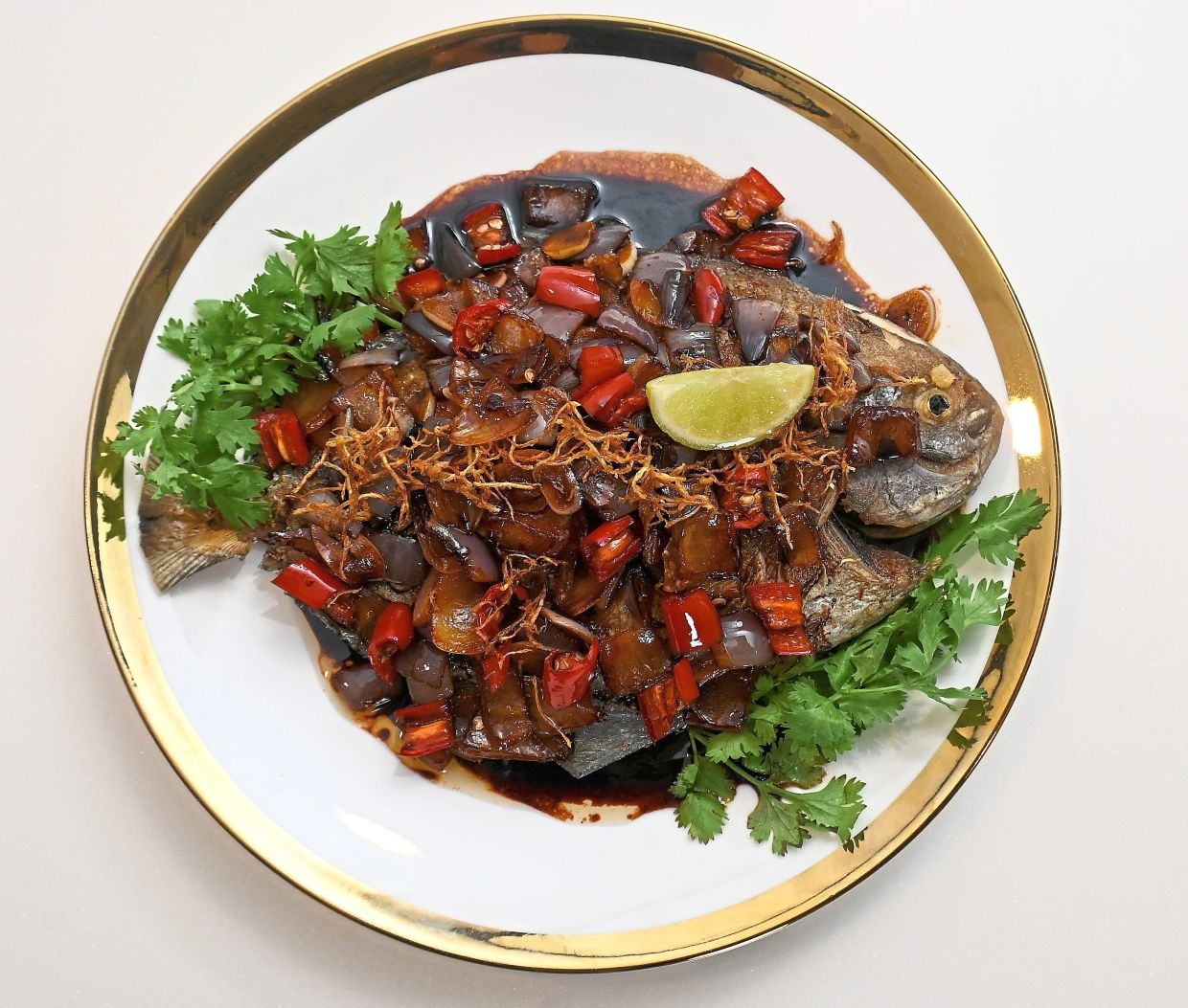 Boldly blackened one-wok wonder