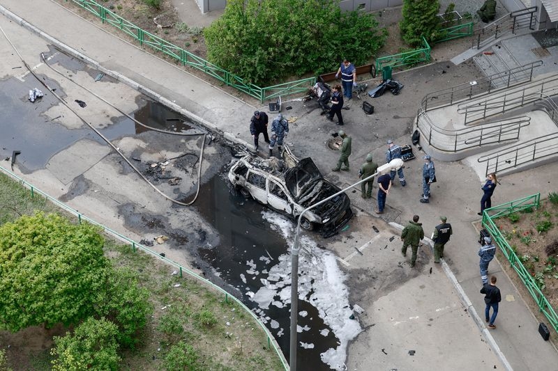 Kremlin blames Ukraine for car bomb killing of general near Moscow