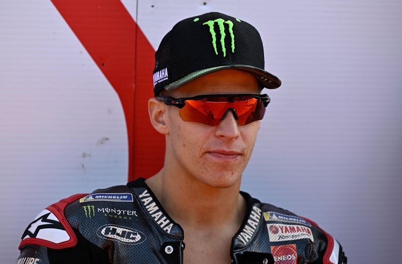 Motorcycling-Yamaha's Quartararo denies Marquez his home Spanish MotoGP pole
