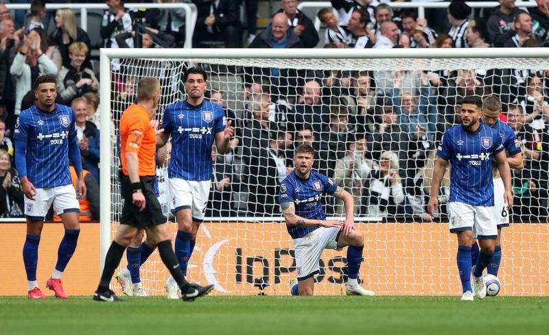 Ipswich relegated from Premier League after 3-0 loss to Newcastle United