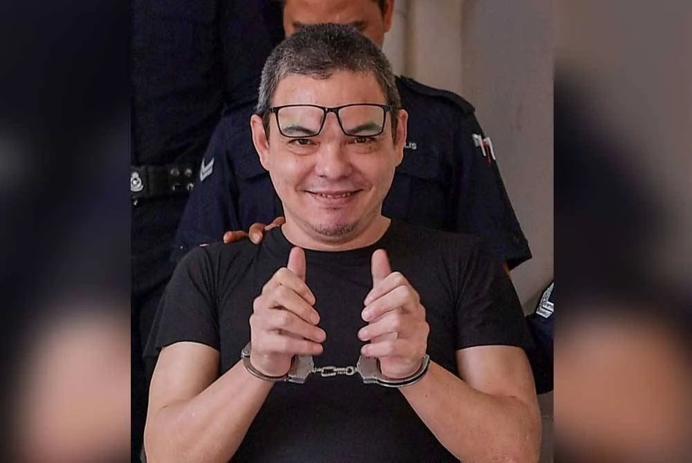 Singer Yasin blows a kiss at his family after escaping life in jail for drugs