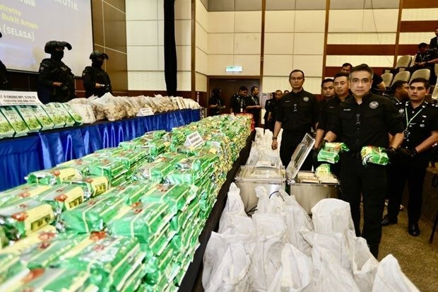 Cops seize over 2.1 tonnes of drugs from Latin America worth RM82mil