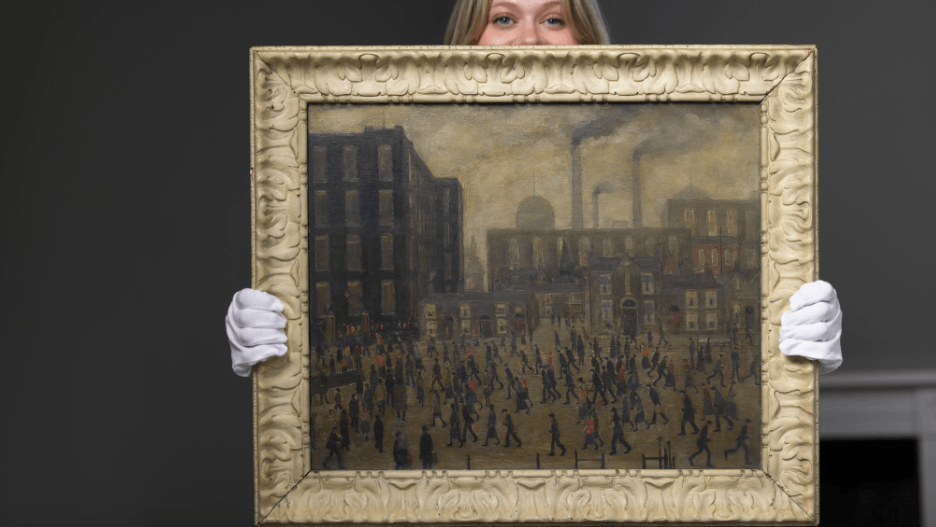 A Lowry painting once bought for £10 is now set to fetch RM5.8mil at auction