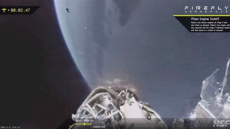 Firefly's Alpha rocket, Lockheed satellite fall into ocean after failed launch
