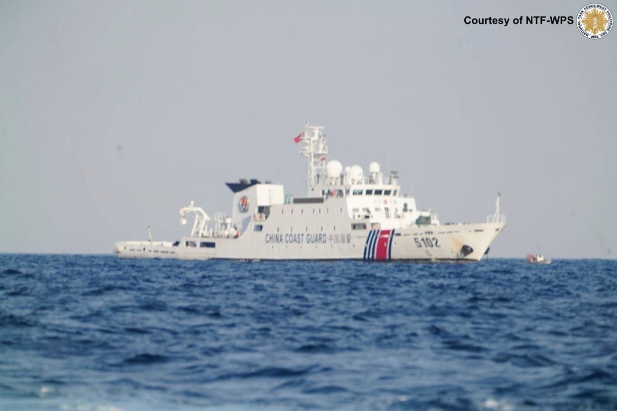 Chinese navy patrols South China Sea, says Philippines creating 'disturbances'