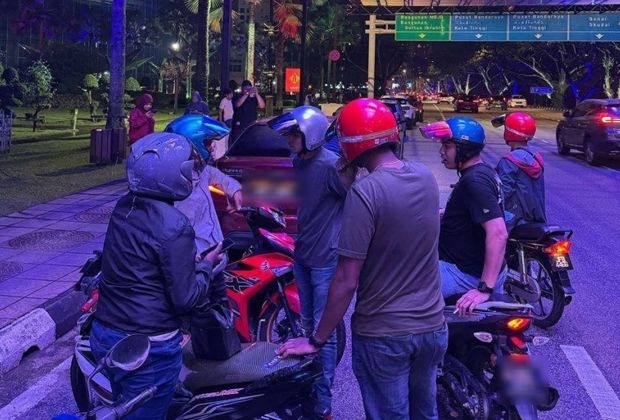 JB cops nab five bikers in ops against street racing