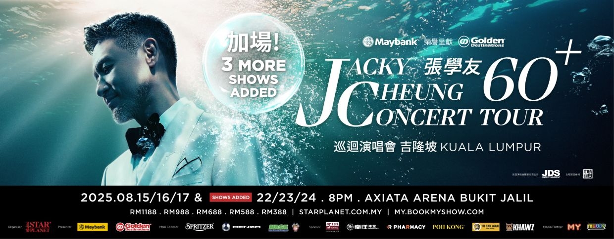 'Everybody wants to see Jacky's concert' - Hong Kong superstar Jacky Cheung adds THREE more KL shows from August 22–24
