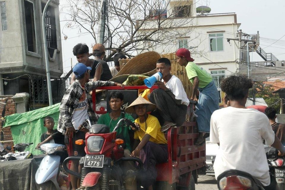 Hundreds flee across Thai border after attack on Myanmar military