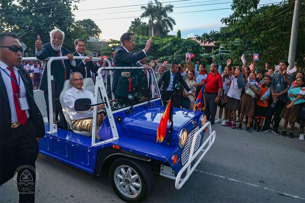 Cambodian Senate president Hun Sen's long-time support for Timor-Leste reflected in warm welcome
