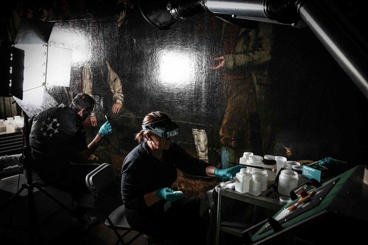 Paris' Orsay Museum opens up the wonders of art restoration to the public gaze