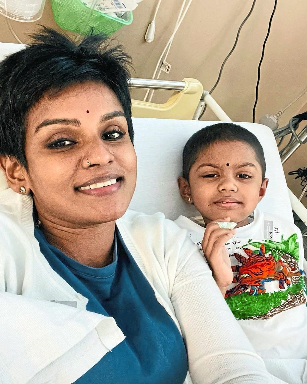 Mum with ailing child helps others in the same boat