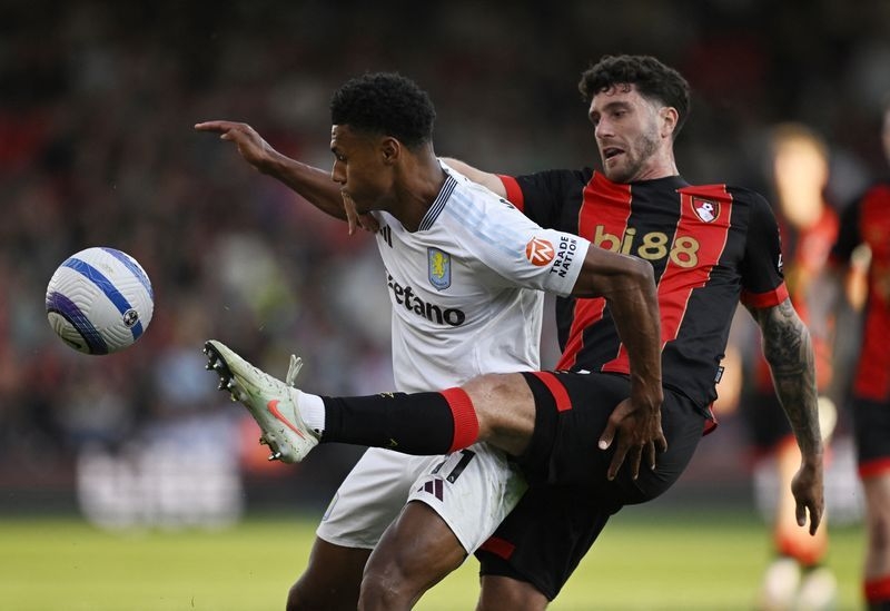 Soccer-Villa win 1-0 at Bournemouth to boost hopes of return to Europe