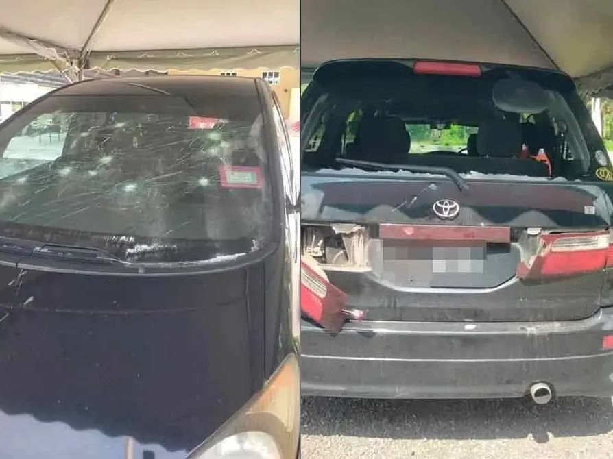 Suspect arrested for vandalism of Sri Gading MP's vehicle