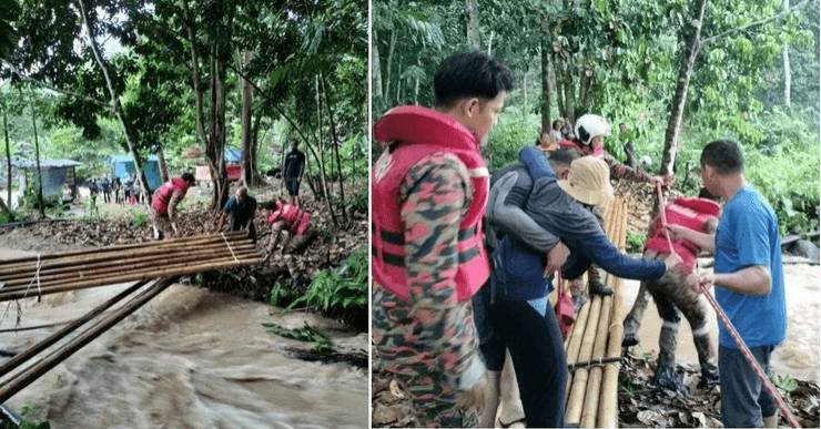 Bomba rescues 18 trapped by water surge in Hulu Langat