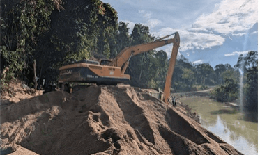 GOF busts illegal sand mining in Kelantan, seizes equipment worth RM2mil