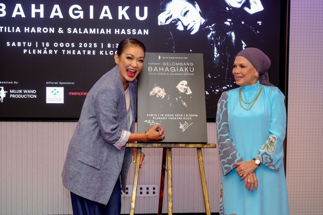 'A night of love' as legendary singer Salamiah Hassan teams up with daughter Atilia for a magical outing in special concert at KLCC