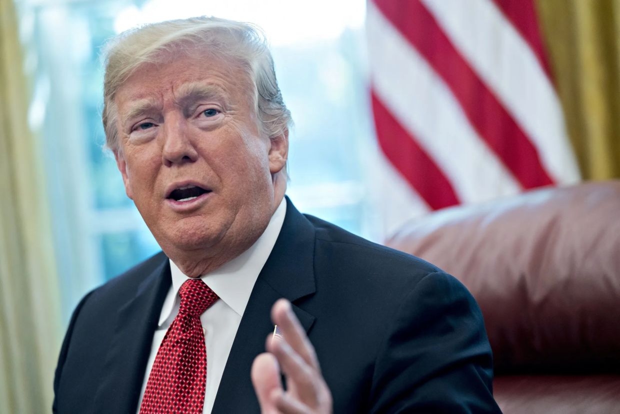 Trump uses trade to counter discords