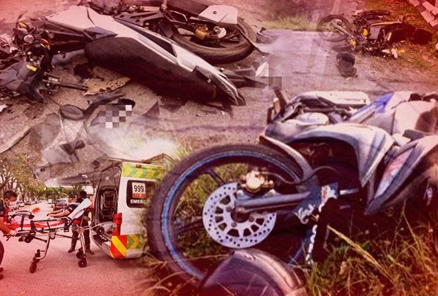 Biker, 47, dies from crash with motorcycle in Batu Pahat