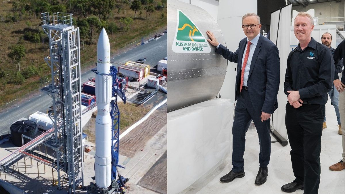 Australian-made rocket set for historic space launch