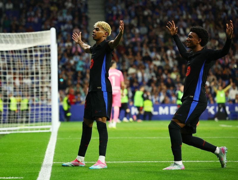 Soccer-Barca's Yamal rises to stardom in stellar year capped with title triumph