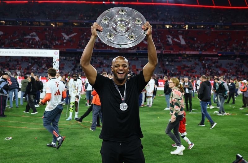 Soccer-Bayern's Kompany wants focus on Hoffenheim before Sunday's title party
