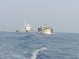 Indonesia's Navy seizes ship carrying methamphetamine an, cocaine worth RM1.825 billion; a Thai and four Myanmar nationals arrested