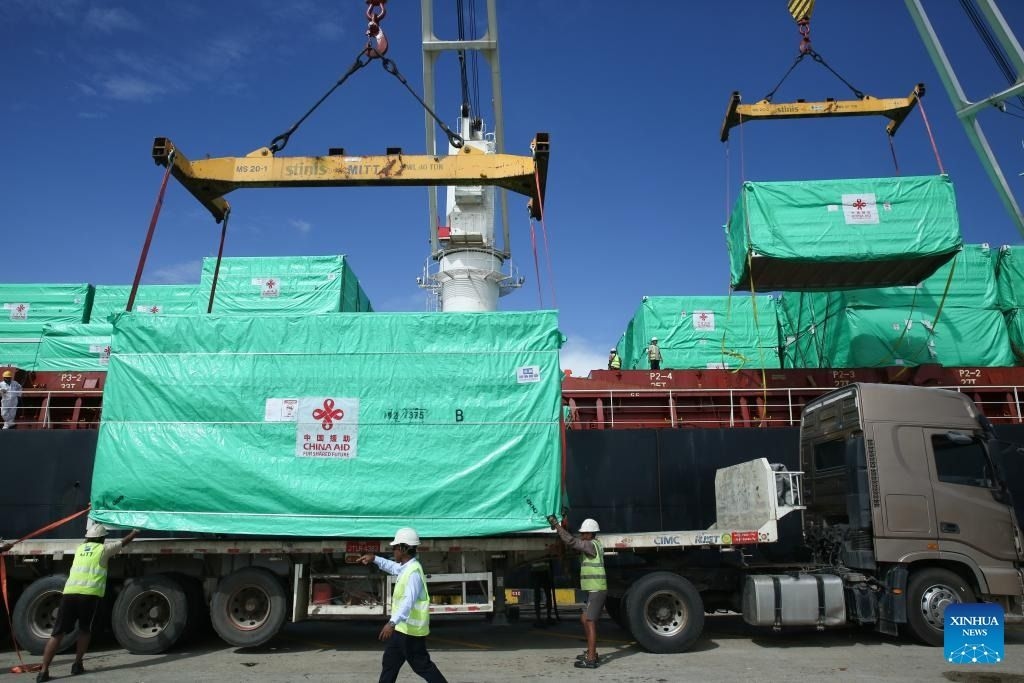 China's 14th batch of aid supplies handed over to quake-hit Myanmar