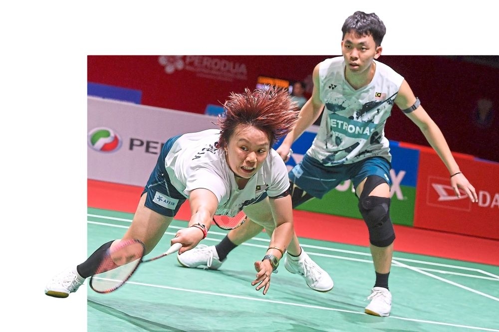 Mixed doubles shuttler grateful for chance to play again after knee injury