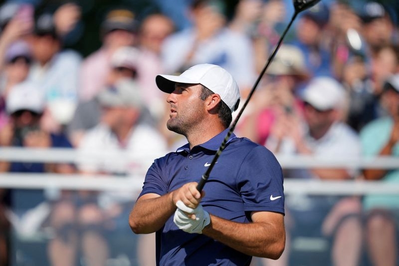 Golf-Scheffler wins PGA Championship for third major title