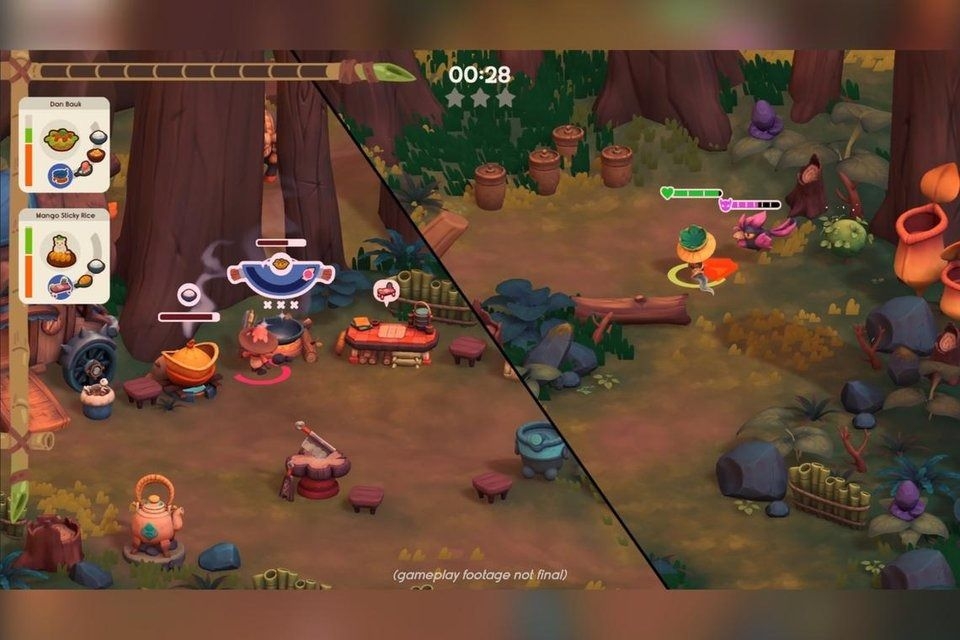 Sedap! They ate kai fan for a year to make cooking video game
