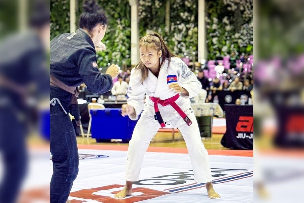Cambodian Brazilian jiu-jitsu athlete Mab Sokhouy wins Absolute Pro Championship Belt at AFG Open