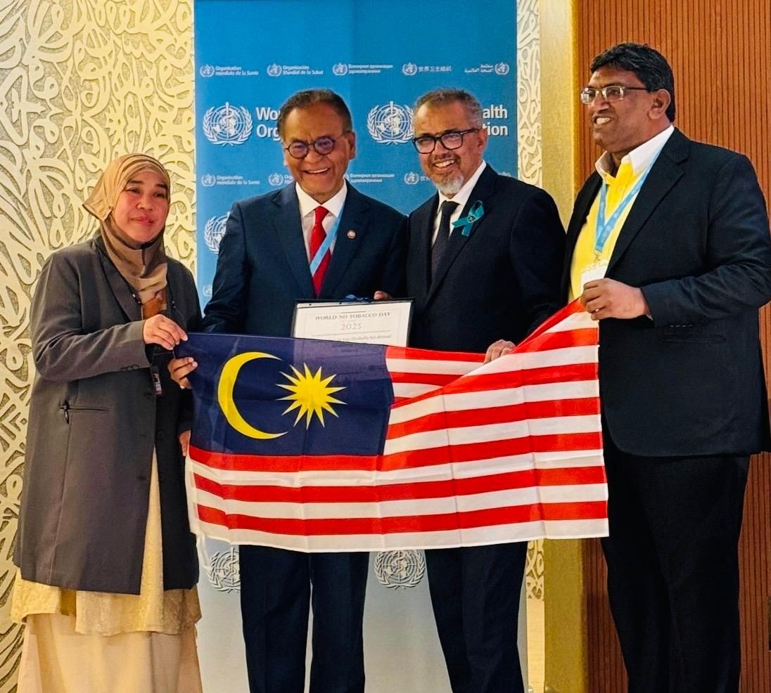 Health Minister, two other Malaysians honoured with WHO award