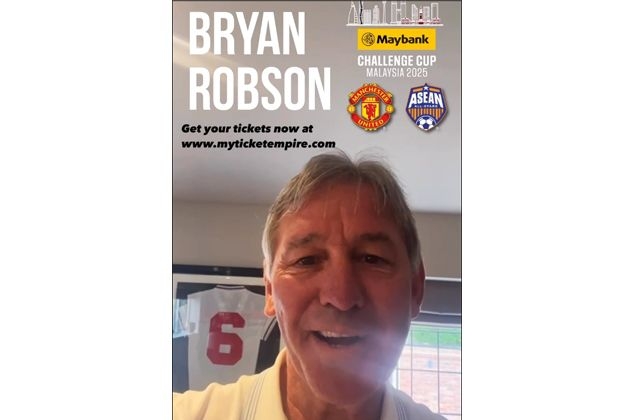 Red Devils legend Robbo to be in town for match against Asean All-Stars