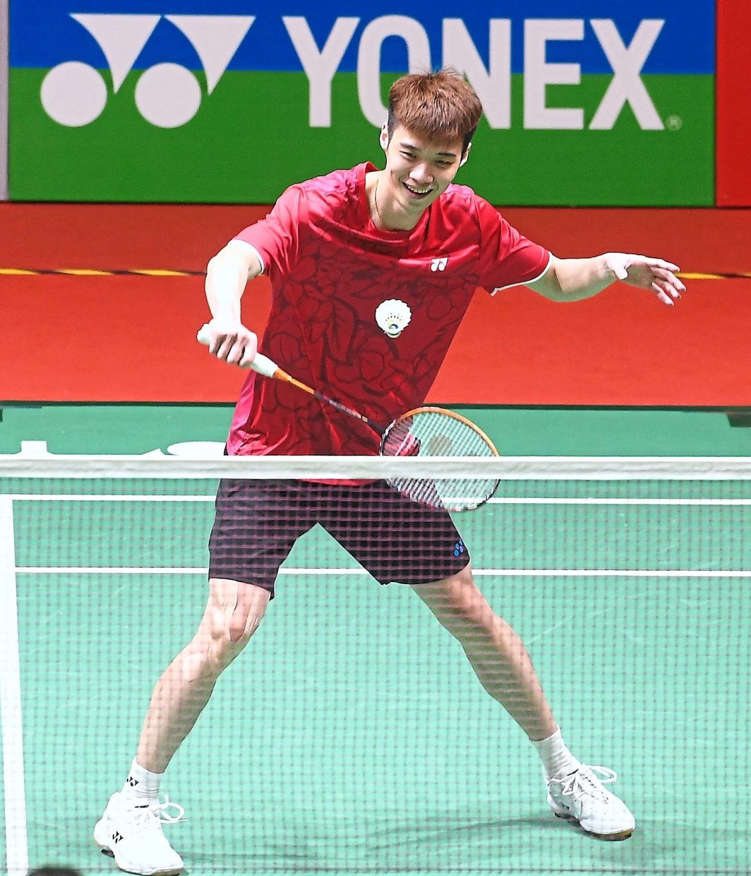 Playing in front of local supporters brings smile back to Tze Yong's face