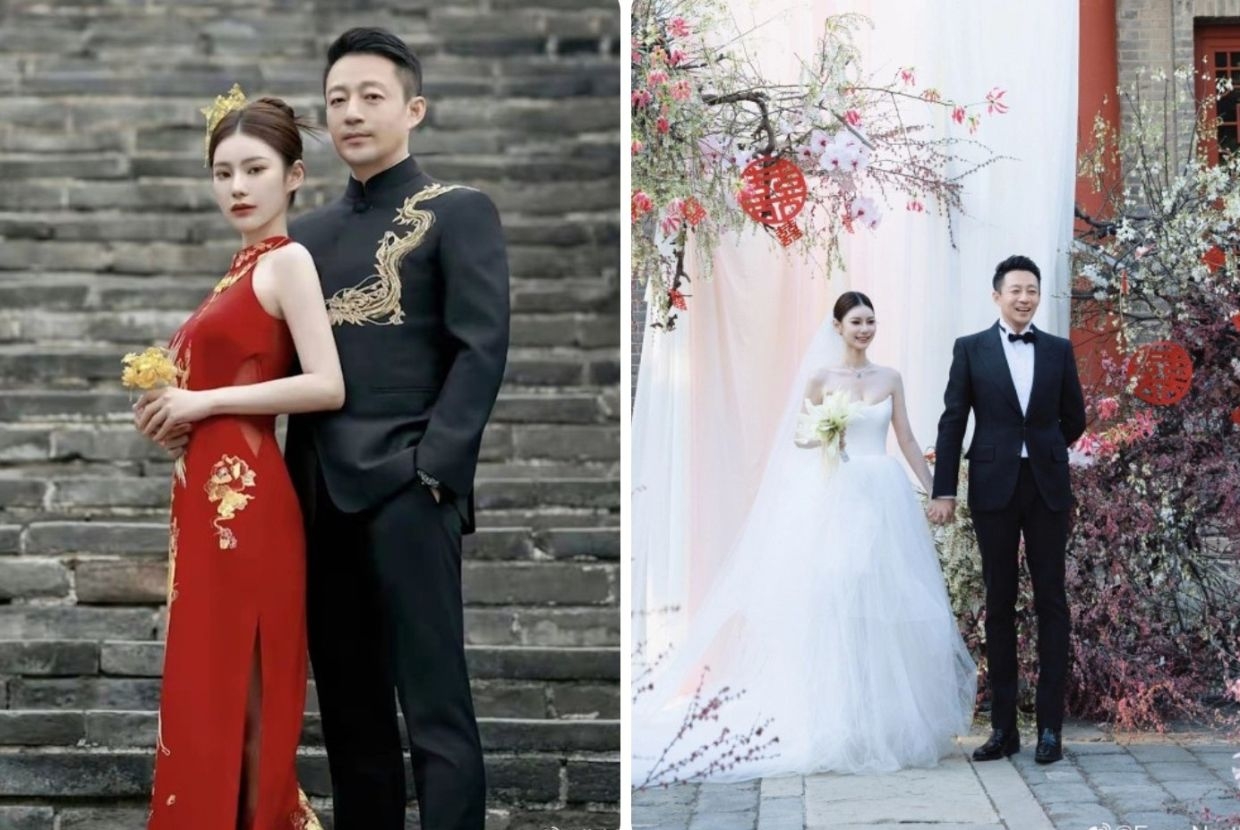 Barbie Hsu's ex, Wang Xiaofei, holds wedding celebration with wife Mandy Ma