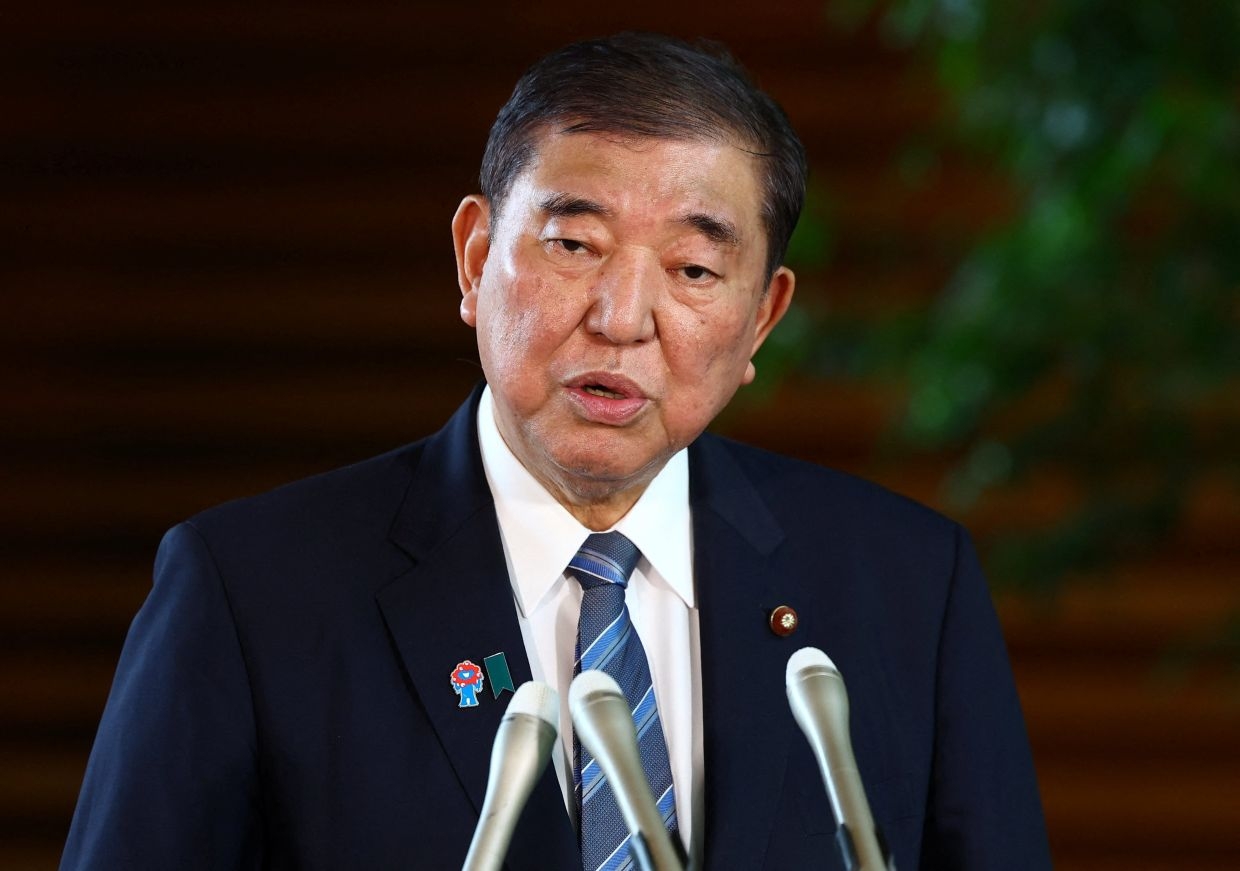 Japan's Ishiba calls for closer weapons development with allies