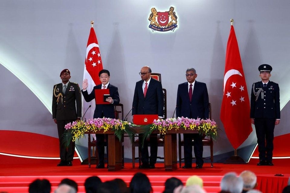 Singapore PM Wong leads swearing-in of new cabinet after election win