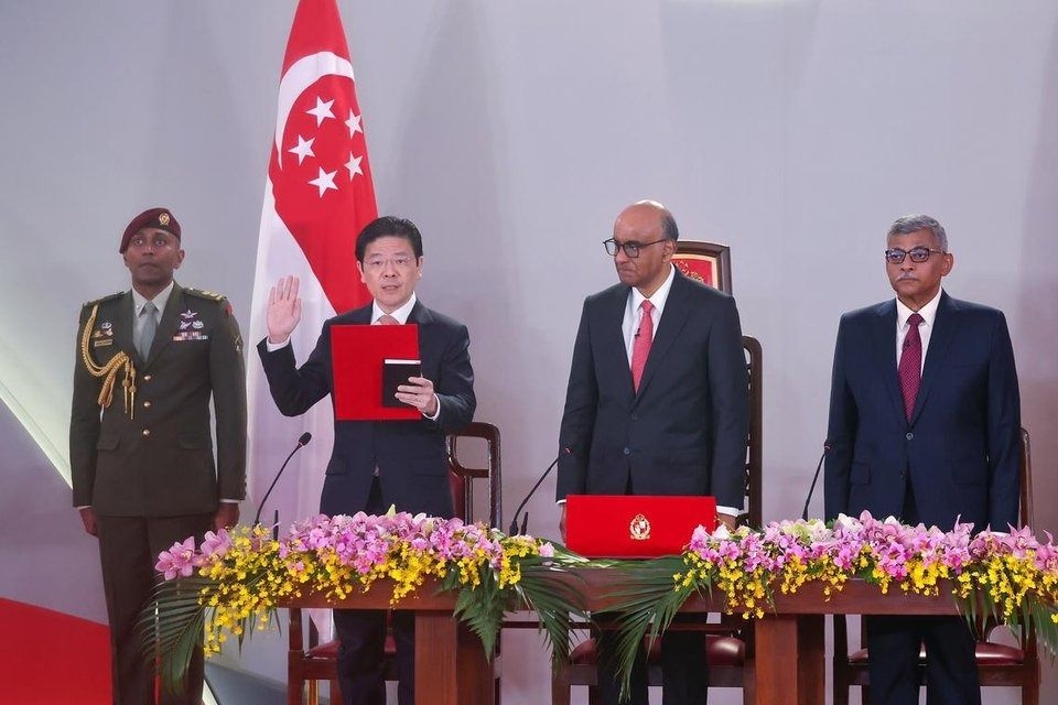 Chinese Premier Li Qiang congratulates Singapore PM Wong on second term in office