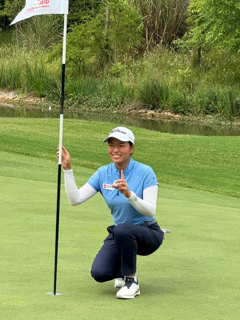 Malaysian pro Winnie on cloud nine after scoring hole-in-one in Chengdu.