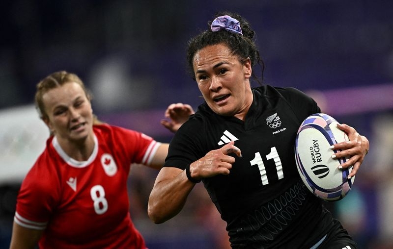 Rugby-Magnificent seven for Portia as New Zealand make statement ahead of World Cup