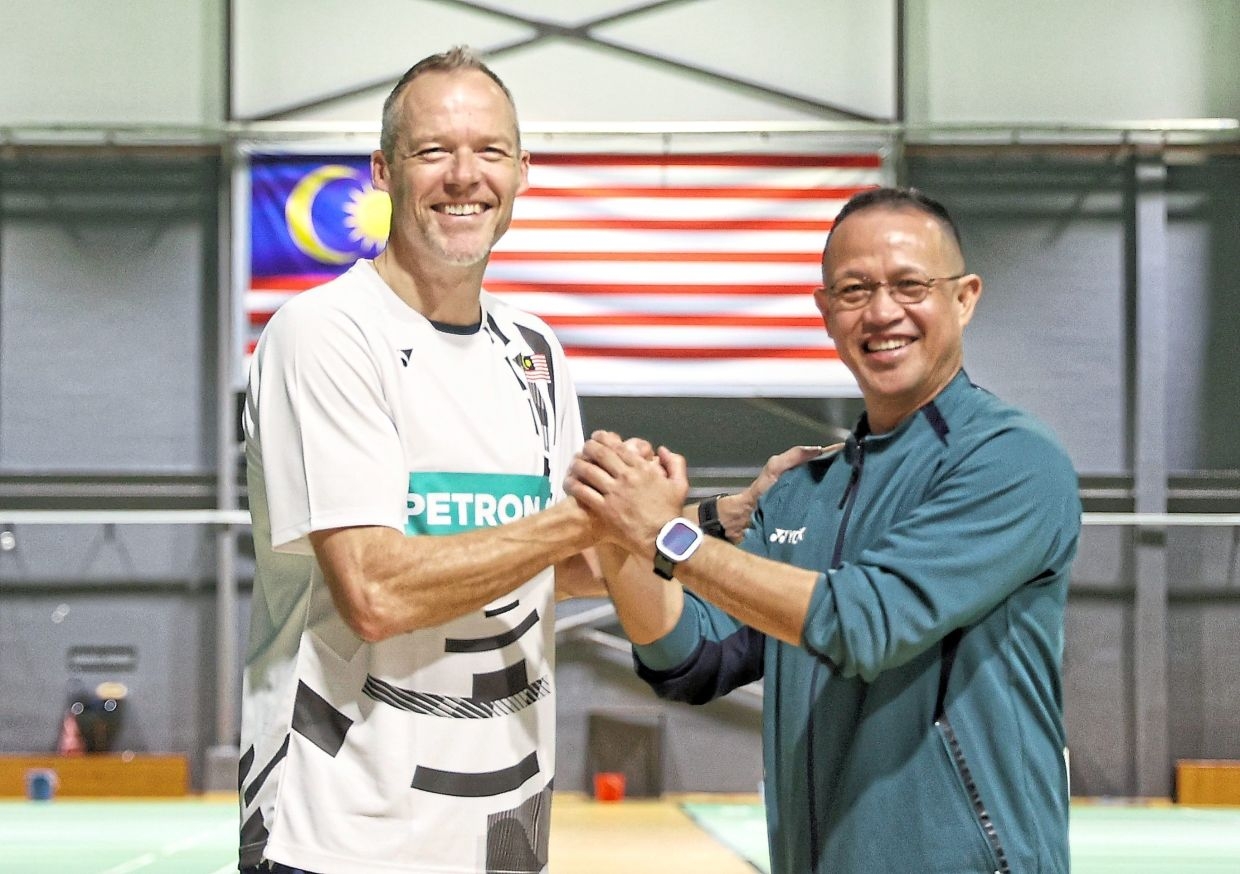 There's a spring in Rexy's steps these days, thanks to our doubles shuttlers