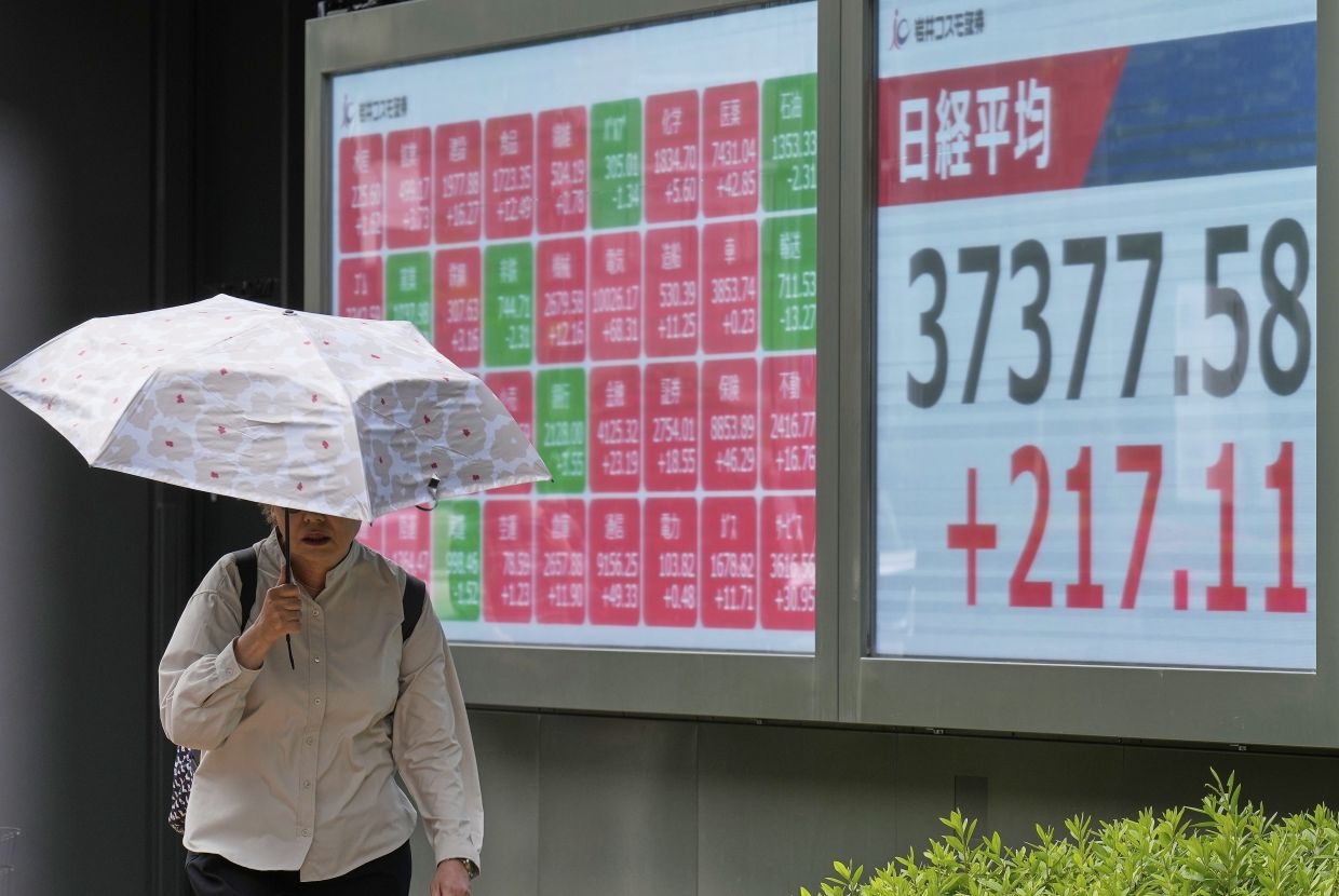 Asian shares start cautiously, dollar edges down