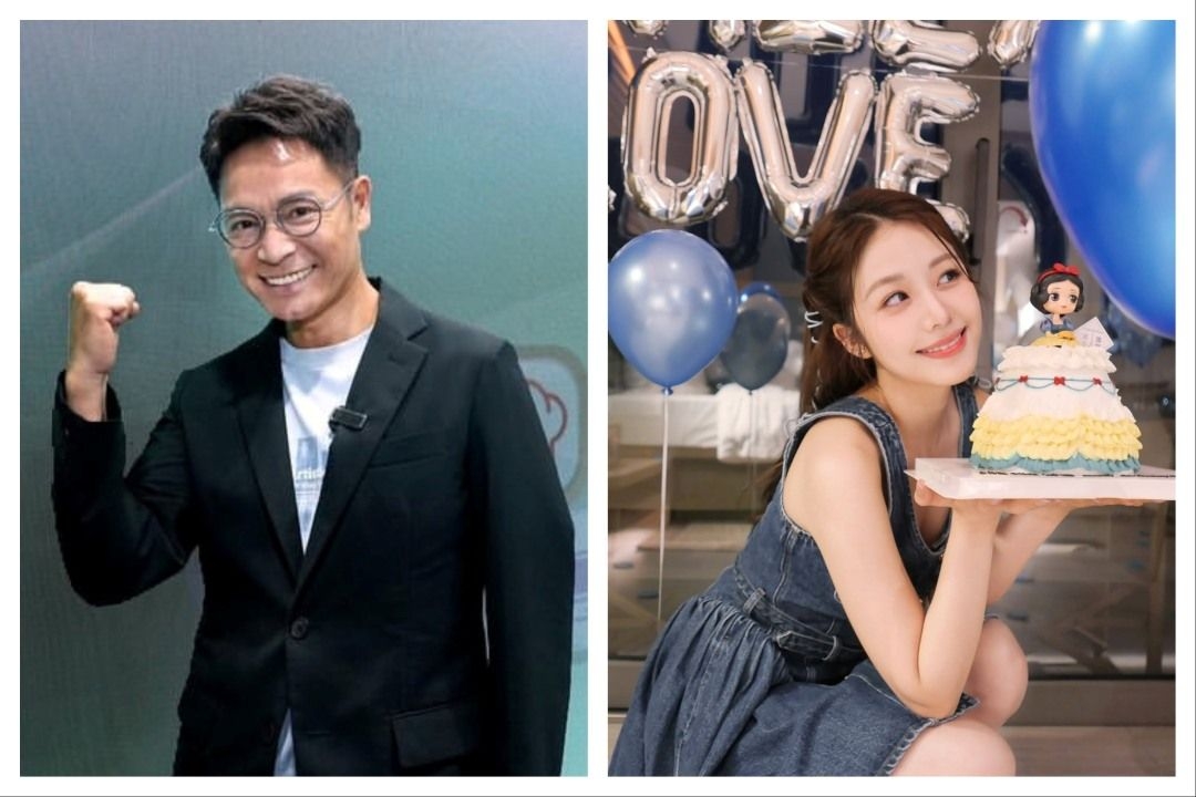 Roger Kwok, 60, addresses dating rumours with former Miss HK Hilary Chong, 23